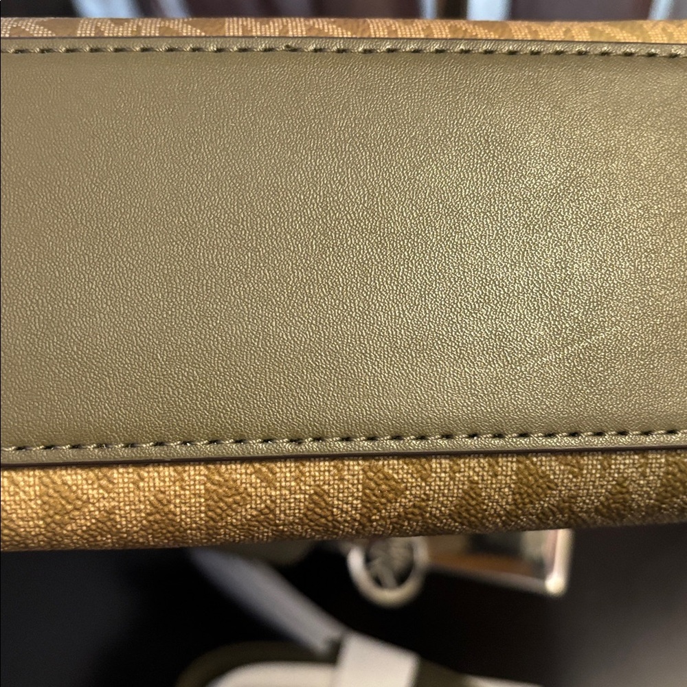 Michael Kors Olive and Gold Gradient Tote - Picture 5 of 6
